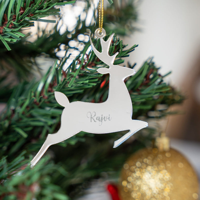 Personalized Ornament - Reindeer - Single - COD Not Applicable