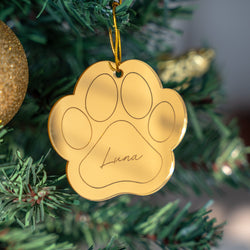 Personalized Ornament - Pawfect - Single - COD Not Applicable