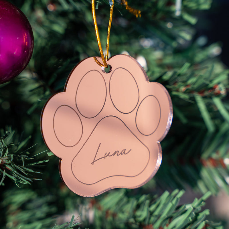 Personalized Ornament - Pawfect - Single - COD Not Applicable