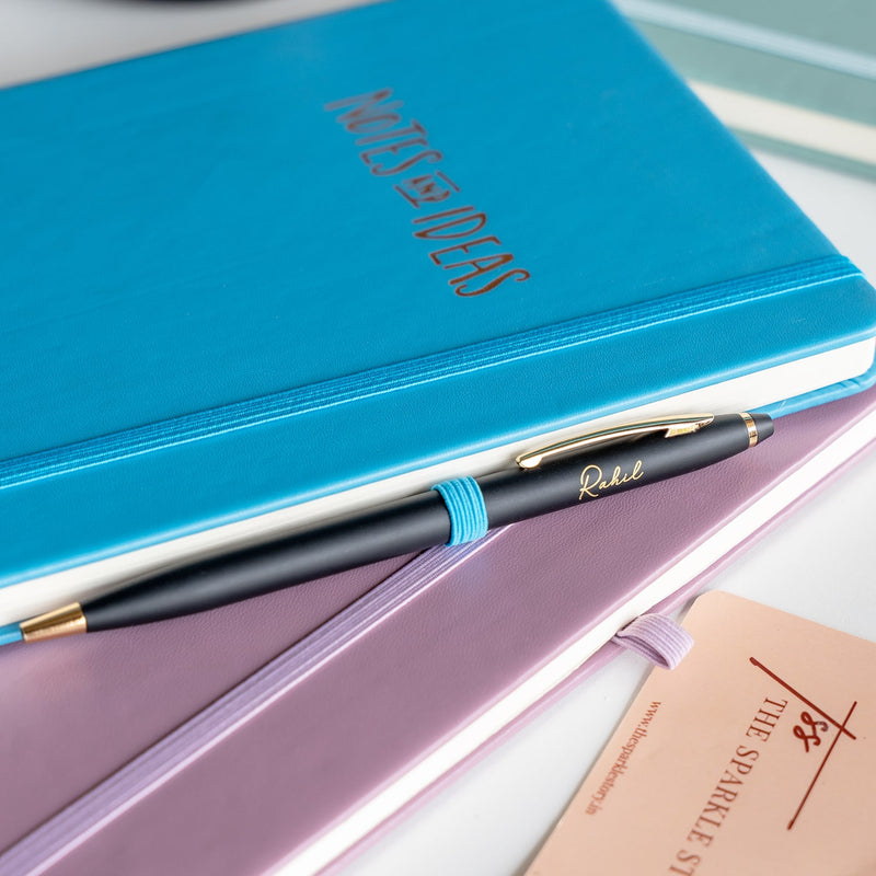 Personalized Notebook with Pen Holder - Notes and Ideas - COD Not Applicable