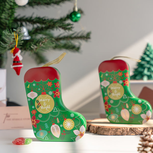 Tin Gift Box - Stocking