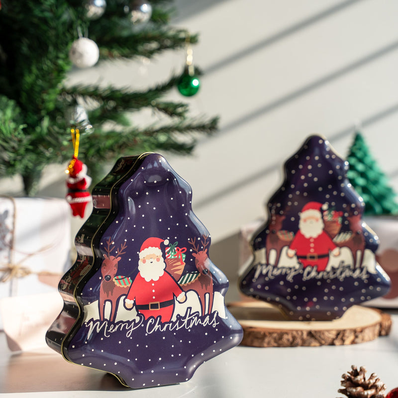 Tin Gift Box - Christmas Tree