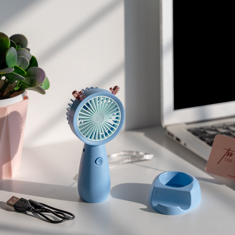 Mini Portable Fan with Phone Stand