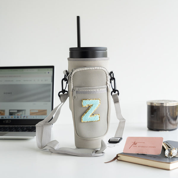Personalized Tumbler Carrier Bag - Grey - COD Not Applicable