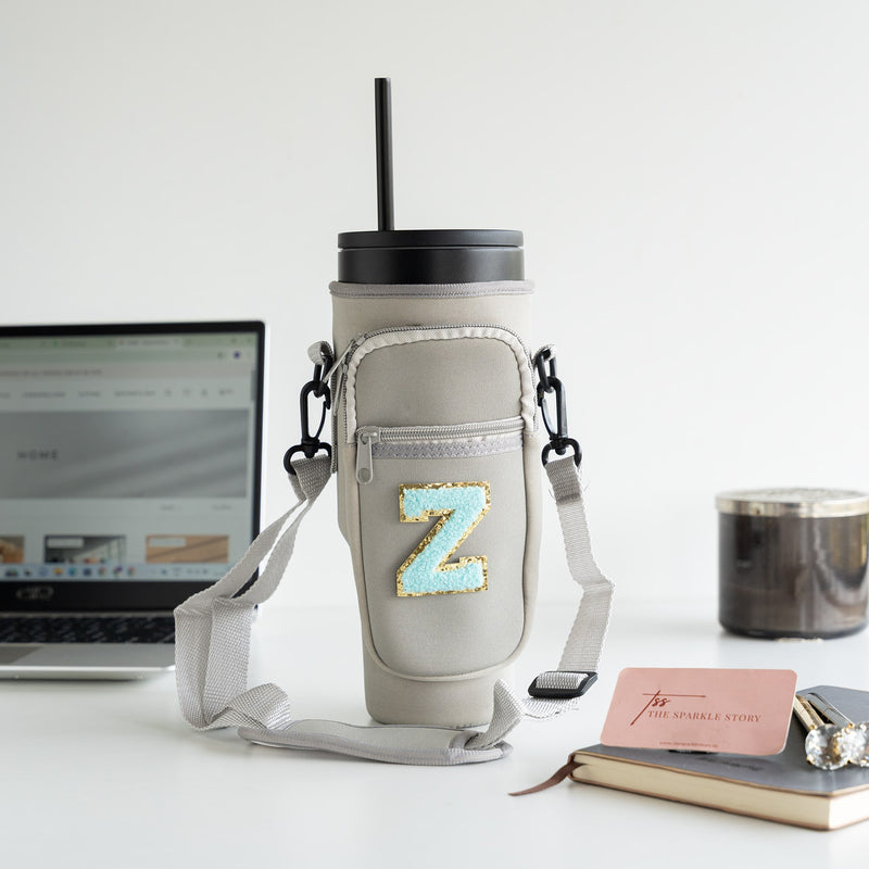 Personalized Tumbler Carrier Bag - Grey - COD Not Applicable