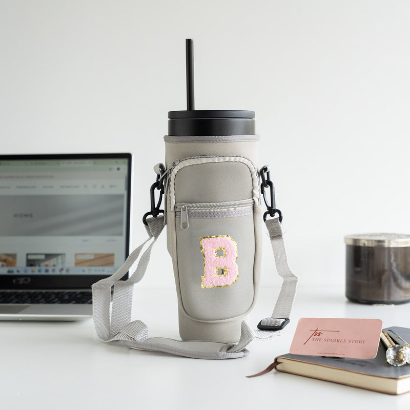 Personalized Tumbler Carrier Bag - Grey - COD Not Applicable