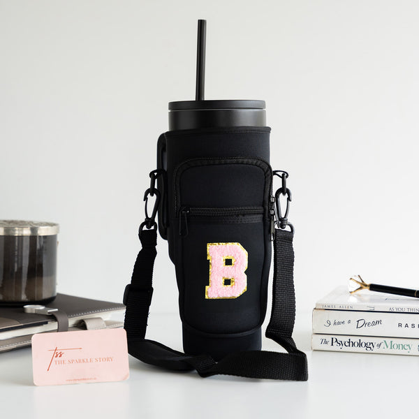 Personalized Tumbler Carrier Bag - Black - COD Not Applicable