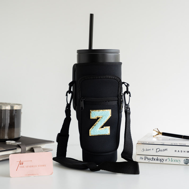 Personalized Tumbler Carrier Bag - Black - COD Not Applicable