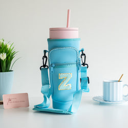 Personalized Tumbler Carrier Bag - Blue - COD Not Applicable