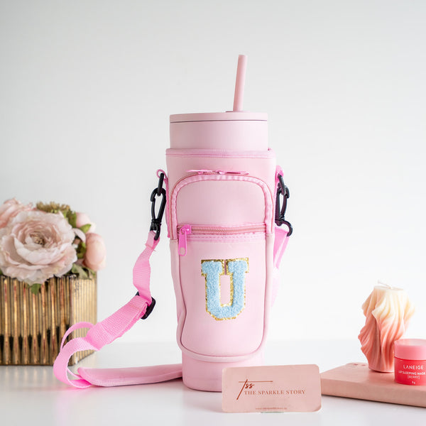 Personalized Tumbler Carrier Bag - Pink - COD Not Applicable