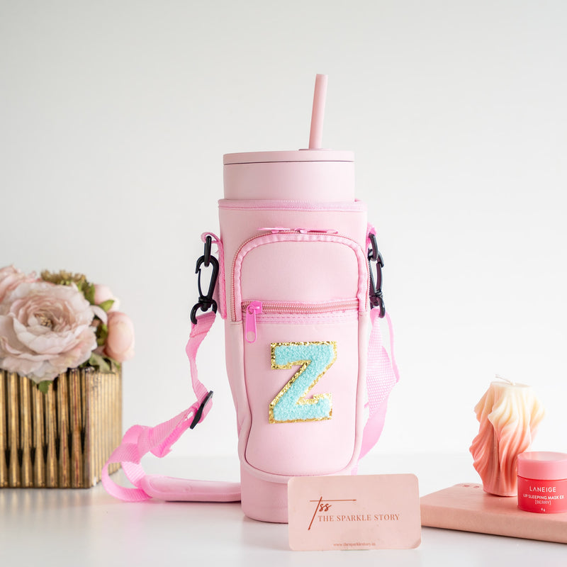 Personalized Tumbler Carrier Bag - Pink - COD Not Applicable