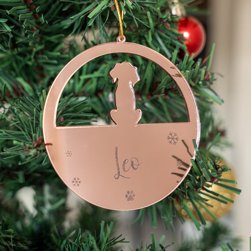 Personalized Ornament - Dog - Single - COD Not Applicable