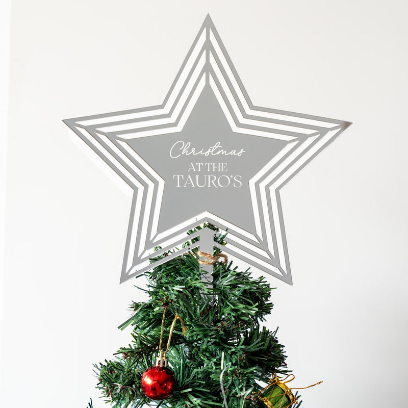 Personalized Tree Topper - Star - COD Not Applicable