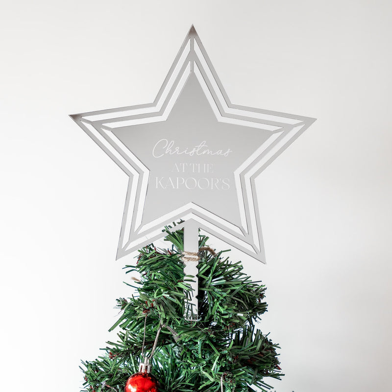 Personalized Tree Topper - Star - COD Not Applicable