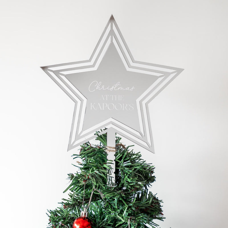 Personalized Tree Topper - Star - COD Not Applicable