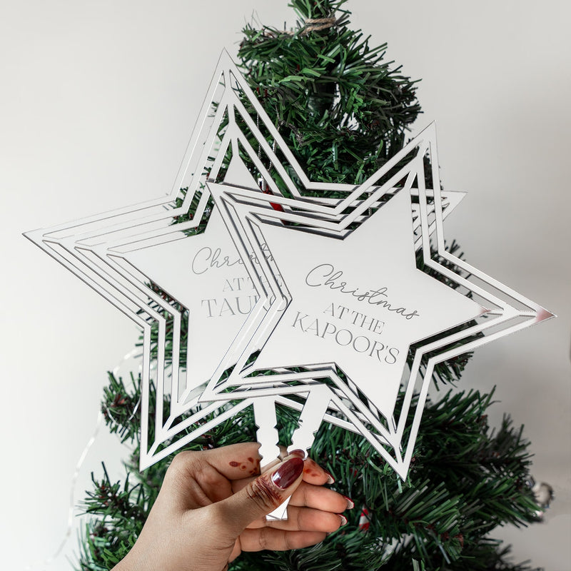 Personalized Tree Topper - Star - COD Not Applicable