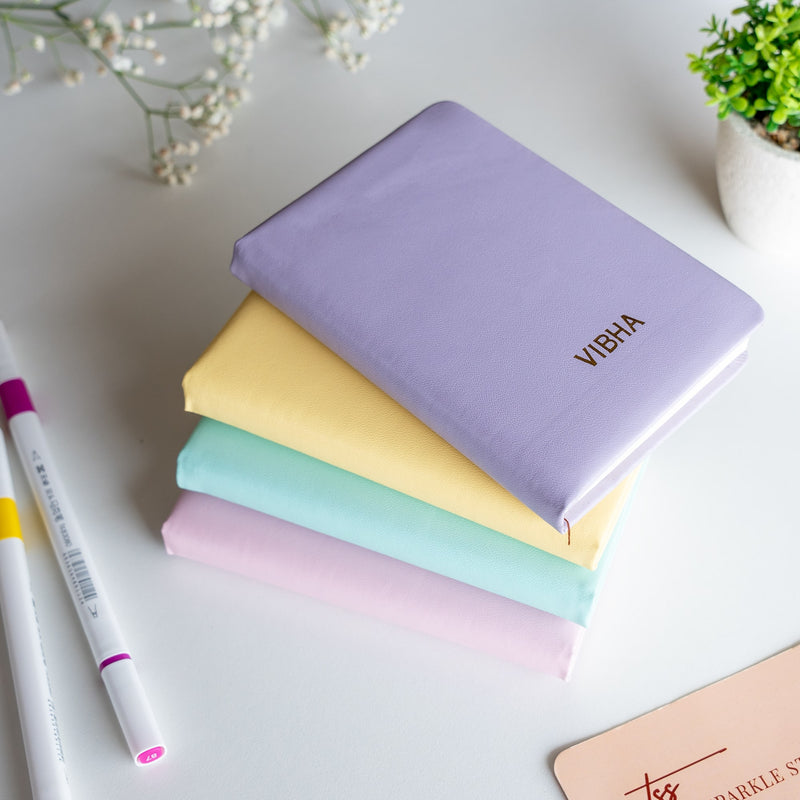 Personalized Pastel Notebook - A7 - COD Not Applicable