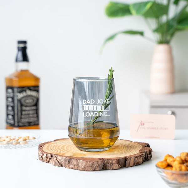 Whiskey Glass - Dad Joke Loading