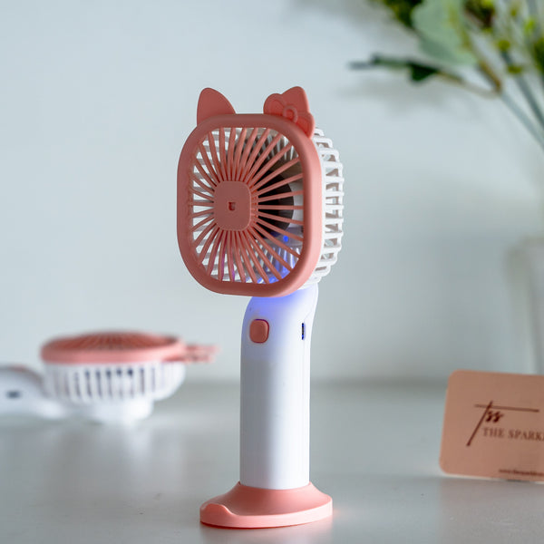 Portable LED Fan with Phone Stand - Assorted