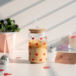 Personalized Can Glass Tumbler - All Heart - COD Not Applicable