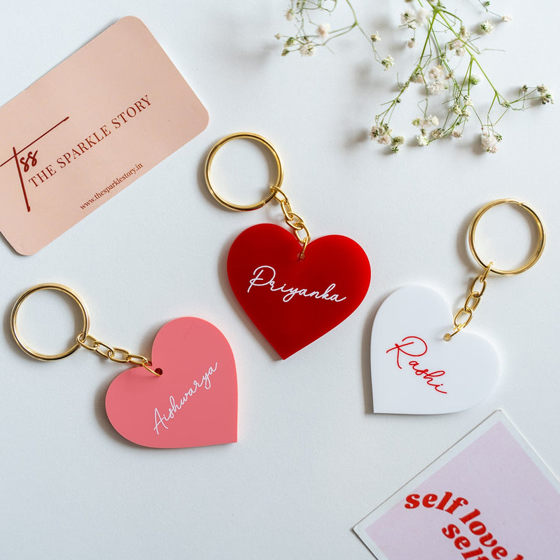 Personalized Heart Keychain - COD Not Applicable