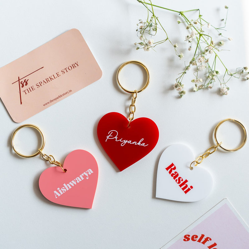 Personalized Heart Keychain - COD Not Applicable