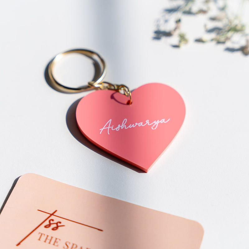 Personalized Heart Keychain - COD Not Applicable