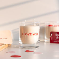 Scented Jar Candle - I Love You