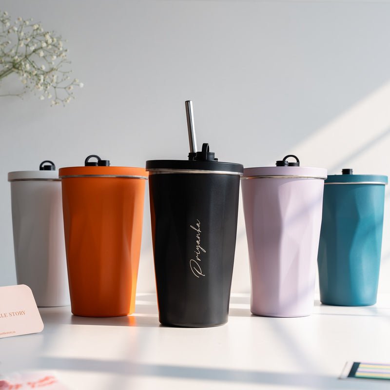 Personalized Insulated Geometric Sipper - COD Not Applicable