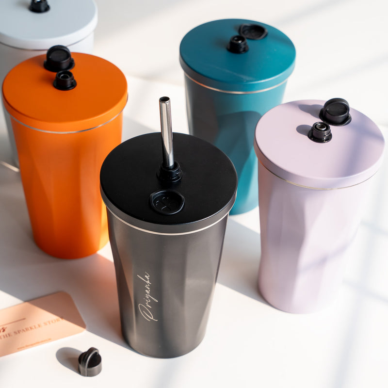 Personalized Insulated Geometric Sipper - COD Not Applicable