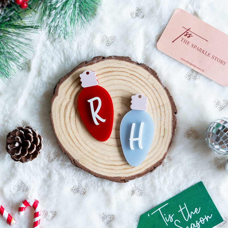 Personalized Ornament - Bulb With Initial - Single - COD Not Applicable