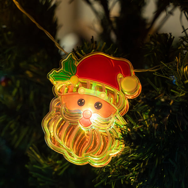 Festive LED string lights for Christmas tree decoration