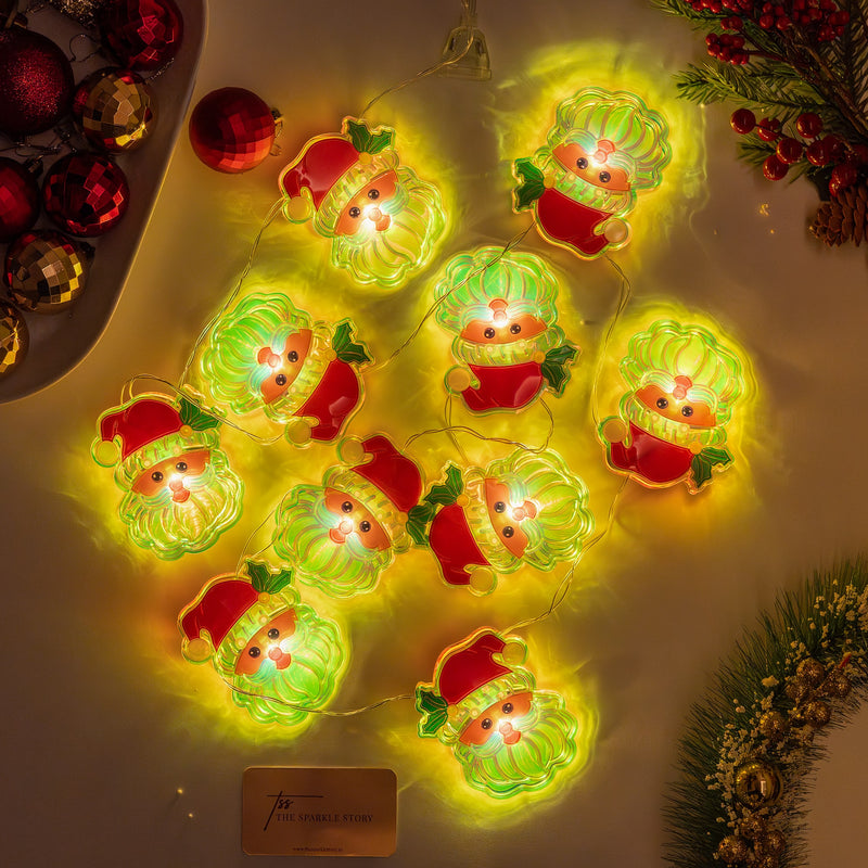 Holographic Santa String Light