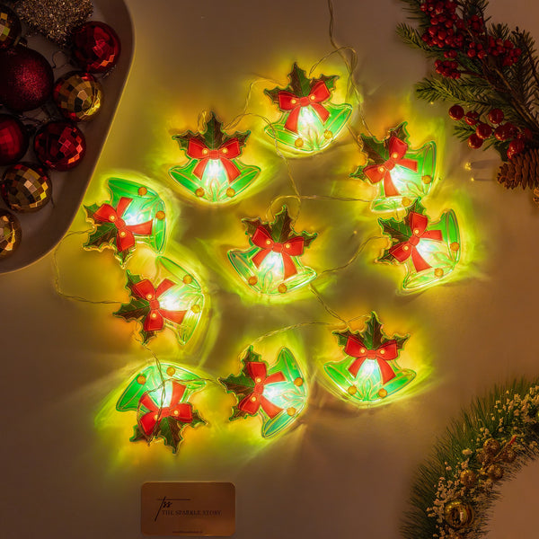Holographic Jingle Bell String Light