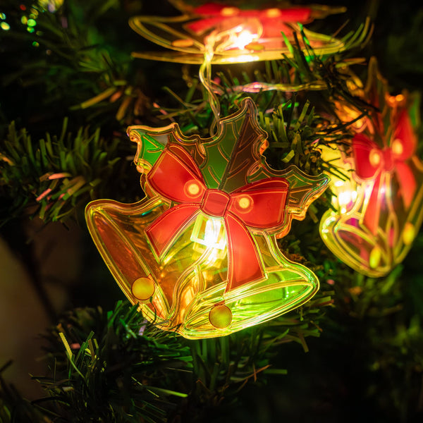 Festive LED string lights for Christmas tree decoration