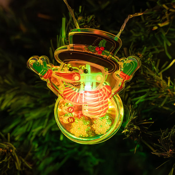 Festive LED string lights for Christmas tree decoration