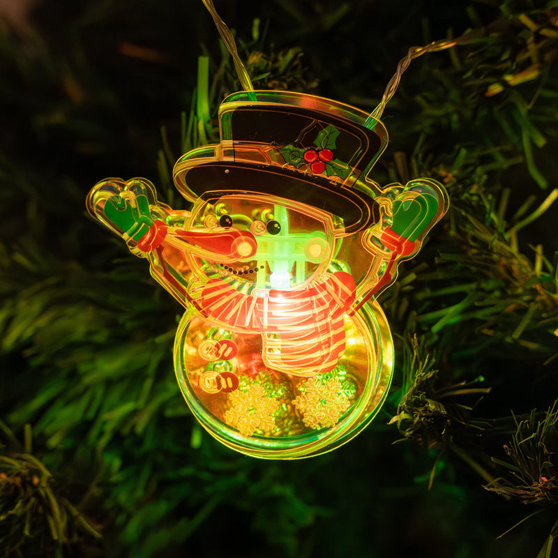 Festive LED string lights for Christmas tree decoration