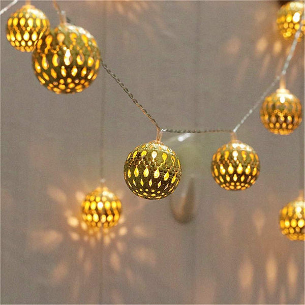String Light - Golden Orb