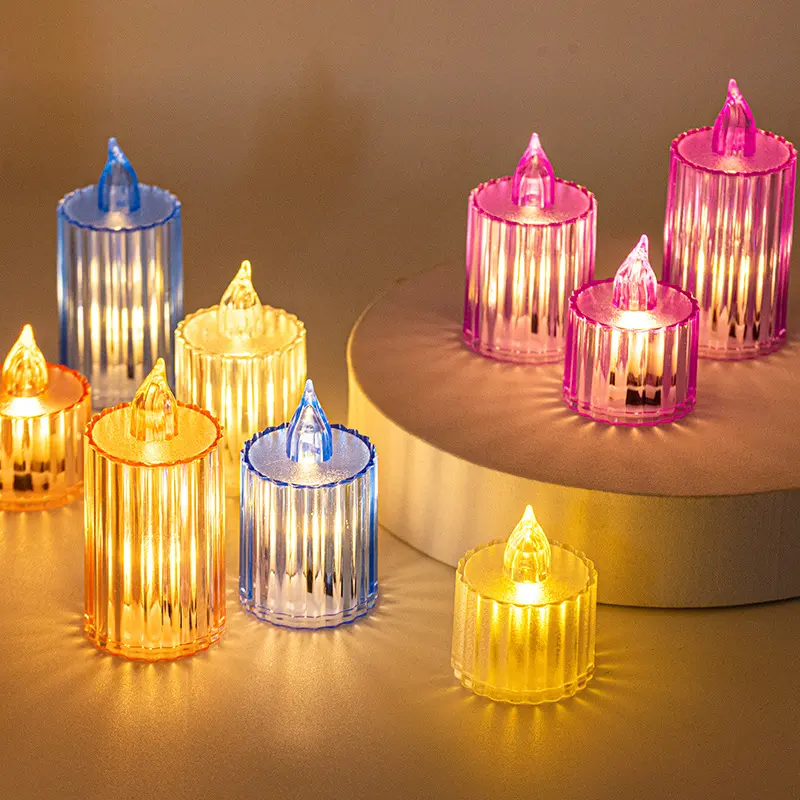 Crystal LED Tealight - Set of 4