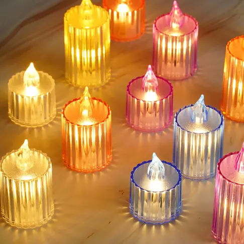 Crystal LED Tealight - Set of 4