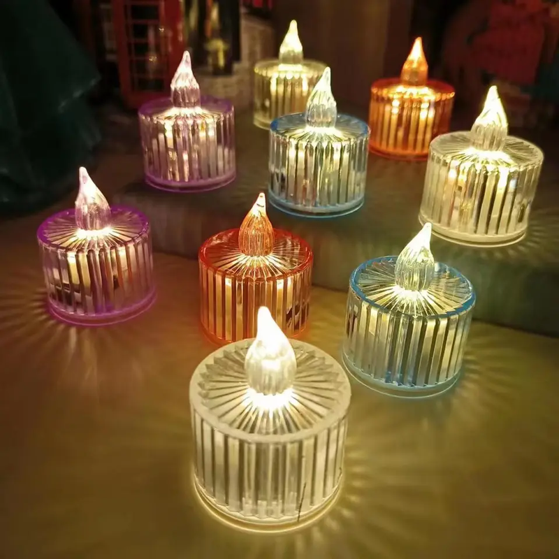 Crystal LED Tealight - Set of 4