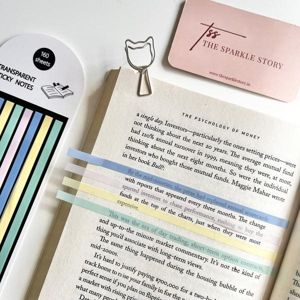 Transparent Sticky Note Highlighter - Pastel