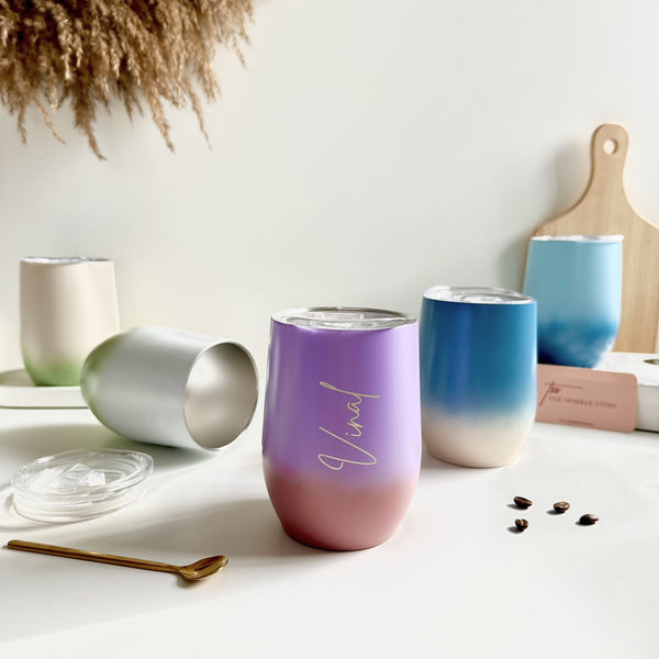 Personalized Ombre Travel Tumbler - COD Not Applicable