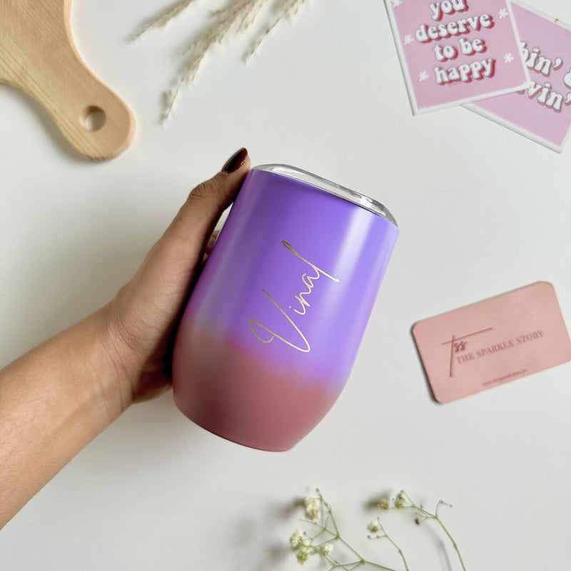 Personalized Ombre Travel Tumbler - COD Not Applicable