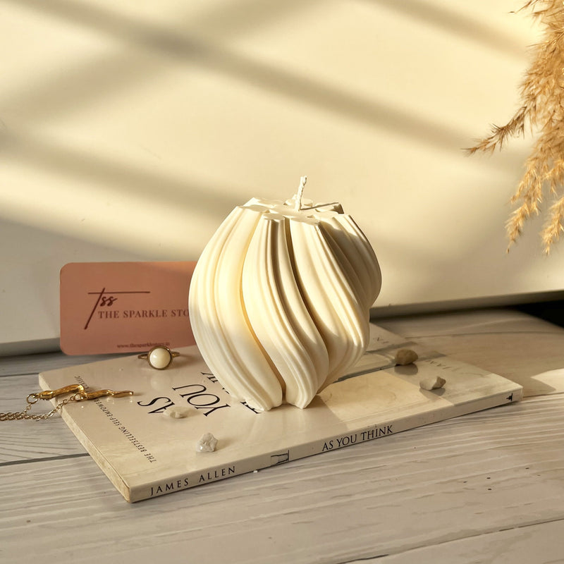 Scented Soy Wax Candle - Swirl - Single