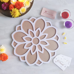 Medium Rangoli Mat - Lily