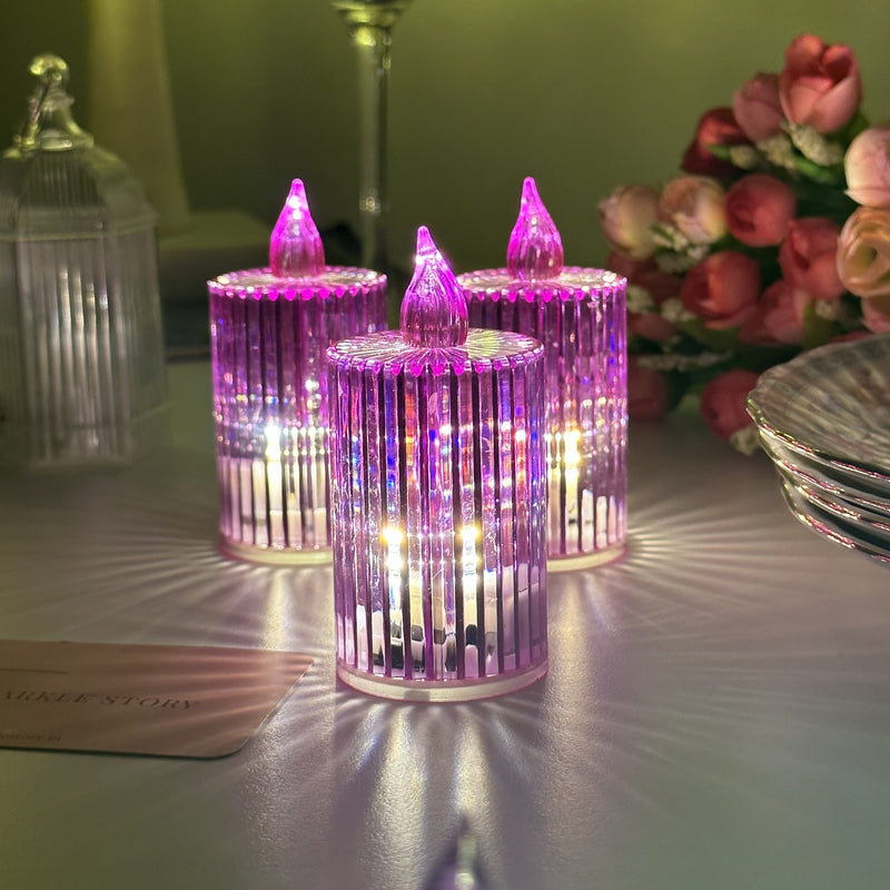 Crystal LED Tealight - Set of 4