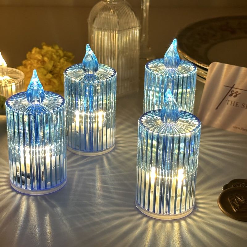 Crystal LED Tealight - Set of 4