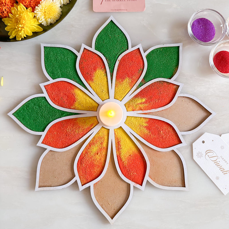Medium Rangoli Medium Rangoli Mat - Periwinkle – Shop Exclusive Picks | The Sparkle Story