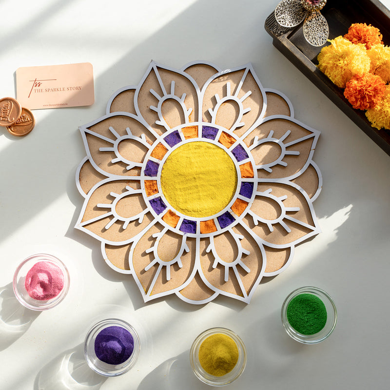 Medium Rangoli Mat - Mandana